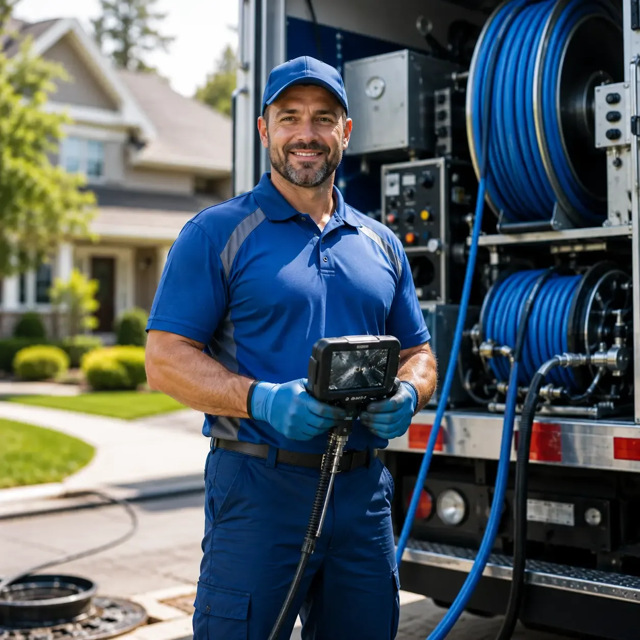 Local outdoor drain cleaning specialists in Perronville, MI